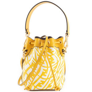 Fendi Montresor Bag Yellow Shoulder Vertigo Drawstring